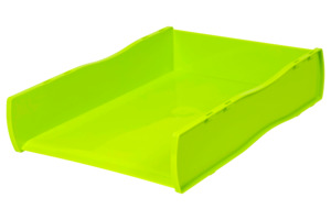 Esselte Letter Tray Front Loading Lime - Nouveau Series
