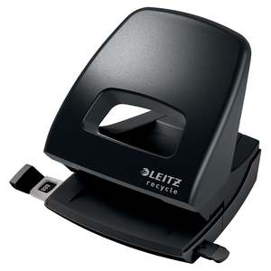 Leitz: Leitz Recycle 2 Hole Punch, 30 Sheet, Black