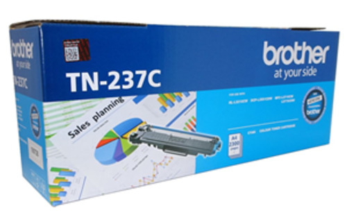 Brother TN237 / TN 237 Genuine Cyan Toner