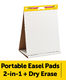 Post-it Tabletop Easel Pad with Dry Erase 508mm x 584mm (563DE) x 6 pads