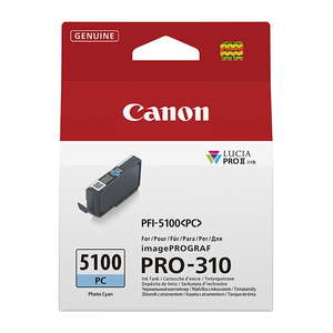 Canon PFI5100 Genuine Photo Cyan Ink Cartridge