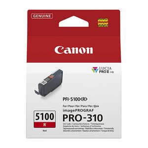 Canon PFI5100 Genuine Red Ink Cartridge
