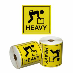 HEAVY Printed Permanent Adhesive Label 99mm x 99mm x 500 Labels per roll