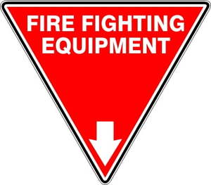 Products: Extinguisher Id Marker Tri Fire Fighting Equipment - Discount Safety Signs New Zealand