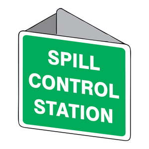 3d Spill Control Station Sign - Discount Safety Signs New Zealand
