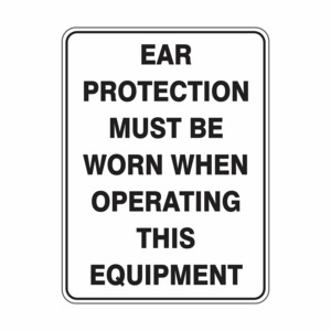 Ear Protection Must Be Worn When Operating This Equipment - Discount Safety Sign&hellip;
