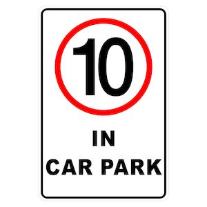 Products: Car Park Speed Limit - Discount Safety Signs New Zealand