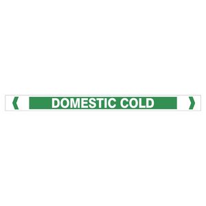 Products: Domestic Cold Water Pipe Markers - Discount Safety Signs New Zealand