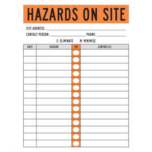 Site Hazard Board Sign - Discount Safety Signs New Zealand