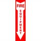 Fire Equipment Vert Arrow - Discount Safety Signs New Zealand
