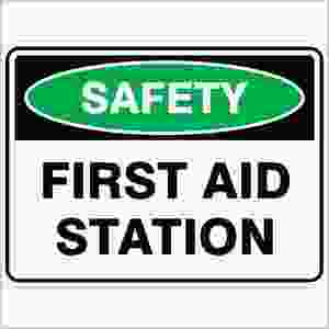 Products: First Aid Station - Emergency Sign - Discount Safety Signs New Zealand