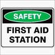 First Aid Station - Emergency Sign - Discount Safety Signs New Zealand