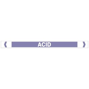 Products: Acid Pipe Markers - Discount Safety Signs New Zealand