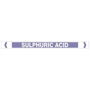 Products: Sulfuric Pipe Markers - Discount Safety Signs New Zealand