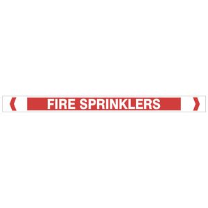Fire Sprinklers Pipe Markers - Discount Safety Signs New Zealand