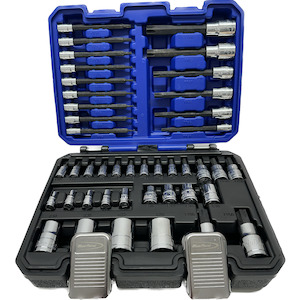 Socket Sets 1: Blue Point Tools 1/4", 3/8", 1/2" Tamper Torx Socket Set