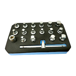 Socket Sets 1: DTNZ 18pcs Oil Drain Sump Plug Key Socket Wrench Set