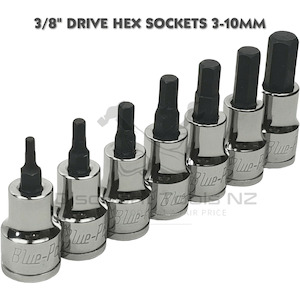 Socket Sets 1: Blue Point 3/8" Drive Hex Sockets 3mm - 10mm