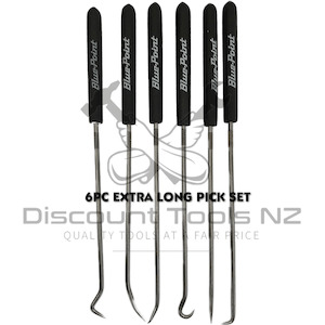 Socket Sets: Blue Point 6pc Extra Long Pick Set PSLR6
