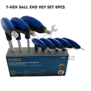 Socket Sets: Blue Point Tools T-Hex Ball End Key Set 8pcs BLWBS8