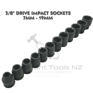 Blue Point 3/8" Drive Impact Sockets 8mm - 19mm