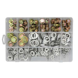 DTNZ 18 Type Assortment of Aluminium Sump Plugs & Washer's
