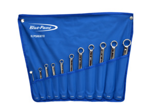 Socket Sets: Blue Point 11 piece double end ring spanner set ( 90 degree offset ) 8mm-30mm