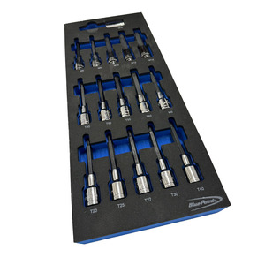 Socket Sets 1: Blue Point Tools EVA Tool Set - 16 pieces 1/2" Torx & Spline Sockets
