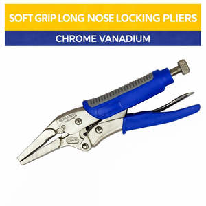 Blue Point BLP6LNPSG Soft Grip Long Nose Locking Pliers (168 mm)