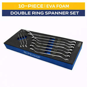 Socket Sets: Blue Point BLPEVA6P EVA Foam 10-Piece Double Ring Spanner Set