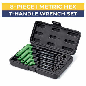 Blue Point BLP8TWMS 8-Piece Metric Hex T-Handle Wrench Set
