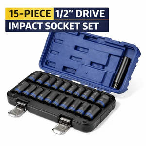 Blue Point BLP12ISS15 15-Piece 12.5mm (1/2") Impact Socket Set