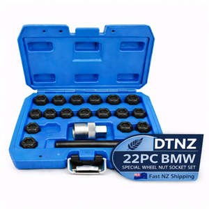 Workshop Tools: DTNZ 22pc Special Wheel Nut Socket Set – BMW