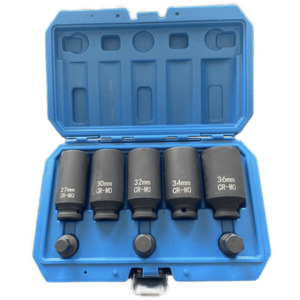 Workshop Tools: DTNZ 1/2"Dr Axle CV Joint Impact Socket Set 8 Piece