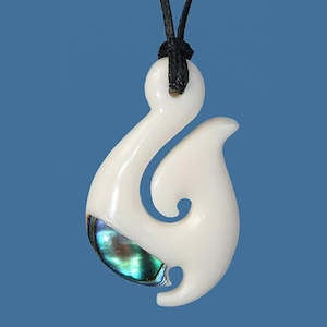 Bone Fish Hook Pendant