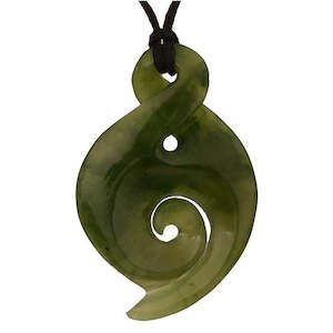 Jade Twist Pendant