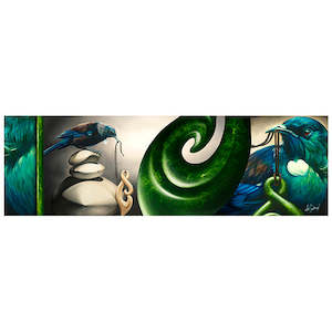 Glass Art Print Inquisitive