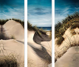 Canvas Triptych Print Sand Dunes