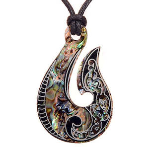 Pāua Hook Pendant