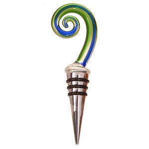 Bottle Stoppers: Glass Frond Bottle Stopper