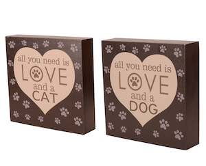 Canvas Prints: Canvas Cat and Dog Block Set