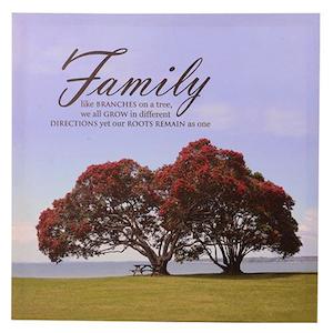 Canvas Family Pohutukawa Wall Art