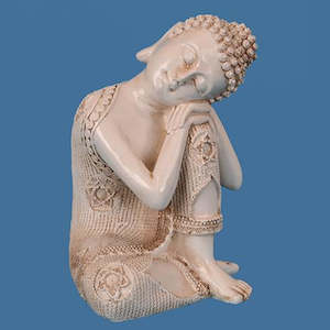 Buddhas: Poly Resin Resting Buddha