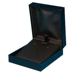Pendant Box Black Leatherette
