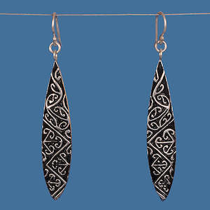 Maori design earrings