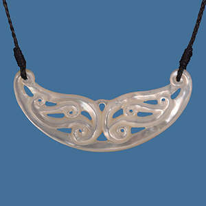 Paua Shell Pendants: Mother of Pearl Breastplate.