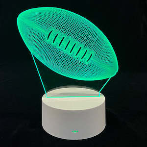 Colour Changing Rugby Ball Night Light