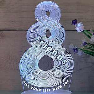 Led Night Lights: Friends Twist Night Light