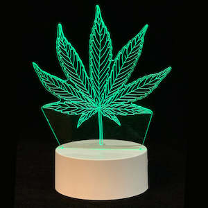 3D Effect Light Leaf Design