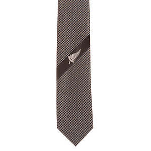 Other Maori Design Items: Silver Fern Design Necktie